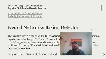 Machine Learning for Audio Signals in Python - 01 Neural Networks Basics: Detector