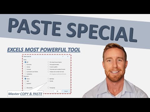 Excel's Most Powerful Tool (PASTE SPECIAL) - Why you NEED TO MASTER!