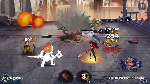 Age of Heroes: Conquest (by 5th Planet Games) - rpg game for Android - gameplay.