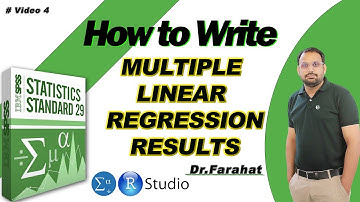 Interpreting SPSS Output for Multiple Linear Regression