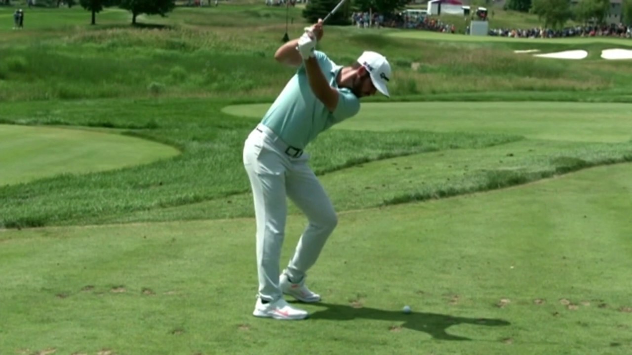 Matthew Wolff's golf swing in slow motion YouTube