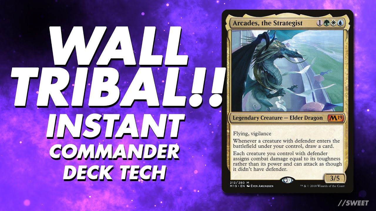 MTG - Arcades, the Strategist - Instant Deck Tech