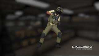 Tactical Assault VR, Avatar Customization, Coming Soon