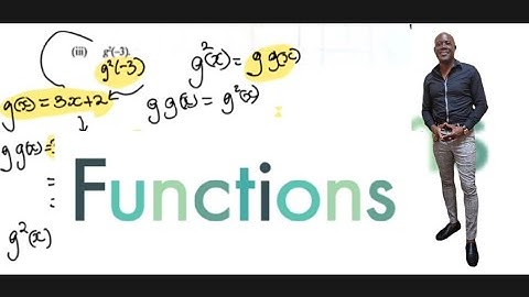 CXC CSEC FUNCTIONS (CXC CSEC MATHS FUNCTIONS AND RELATIONS)