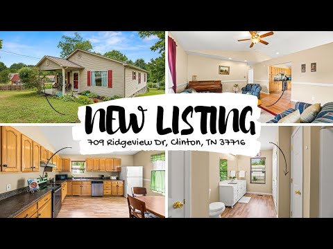 709 Ridgeview Drive, Clinton, TN home video tour