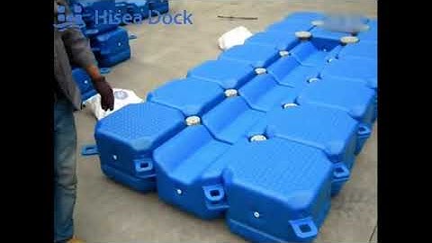 Jet ski  dock installation-jet ski floating dock-hisea dock