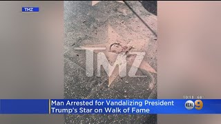 Detectives Arrest Man Suspected Of Vandalizing Trump Star — Again