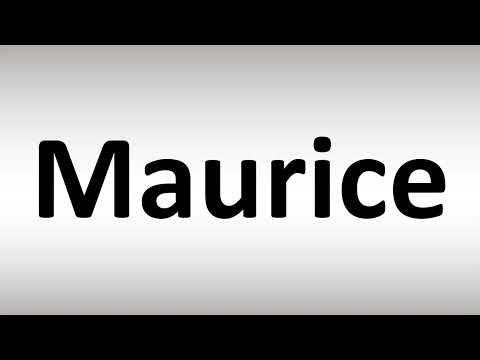 What Do The Name Maurice Mean