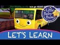 Let's Learn Wheels On The Bus Part 1! | With LittleBabyBum