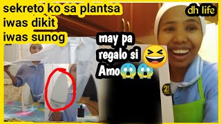 Dh life may pasalubong si Amo?| Tips Kung paano maiwasan dumikit ang plantsa sa damit at iwas sunog