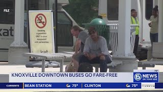 Knoxville’s downtown bus route goes permanently fare-free
