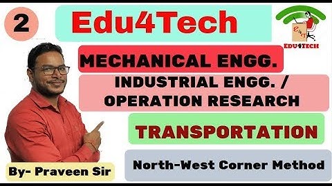 Mechanical II Lecture- 02 II Transportation II Industrial Engineering II Praveen Sir