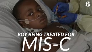 6-year-old boy being treated for MIS-C after COVID-19 infection