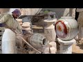 ONYX Marble Stone Turning into a Vintage Vase || Handcrafted Vintage ONYX Marble Stone Vase