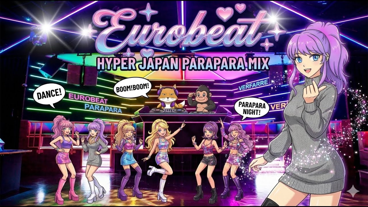LOVE PARAPARA EUROBEAT HITS 30 ～ ラヴ パラパラ サクッとパラパラ教典 2次ユーロ ~ 60 parapara eurobeat songs in 90s