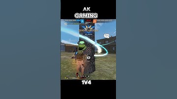 CS RANK 1V4_💀👽 #virel #shorts ##ump #1v4 #freefire #video #viralshort