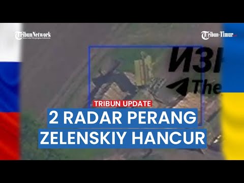 🔴 Rekaman Detik-detik Ukraina Kehilangan 2 Radar Perang Dihantam Rudal Iskander Rusia