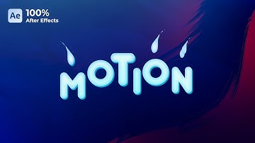 🔥Maak deze GEWELDIGE Liquid Bouncing-tekstanimatie in After Effects