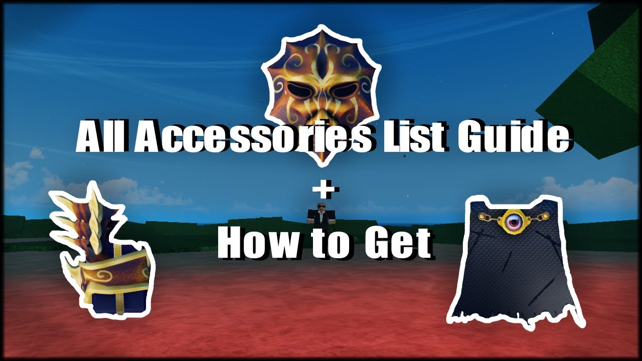 AOPG) All Accessories List Guide + How to Get - A One Piece Game