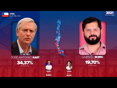 Las Elecciones para Presidente de Chile en el Sur del País 19892021