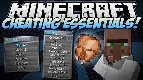 Minecraft   CHEATING ESSENTIALS! Chest Finder, Flying & More!   Mod Showcase 1 6 4