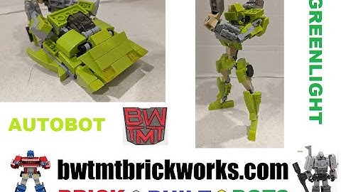 Transformer Fembot Greenlight MOC by BWTMT BRICKWORKS