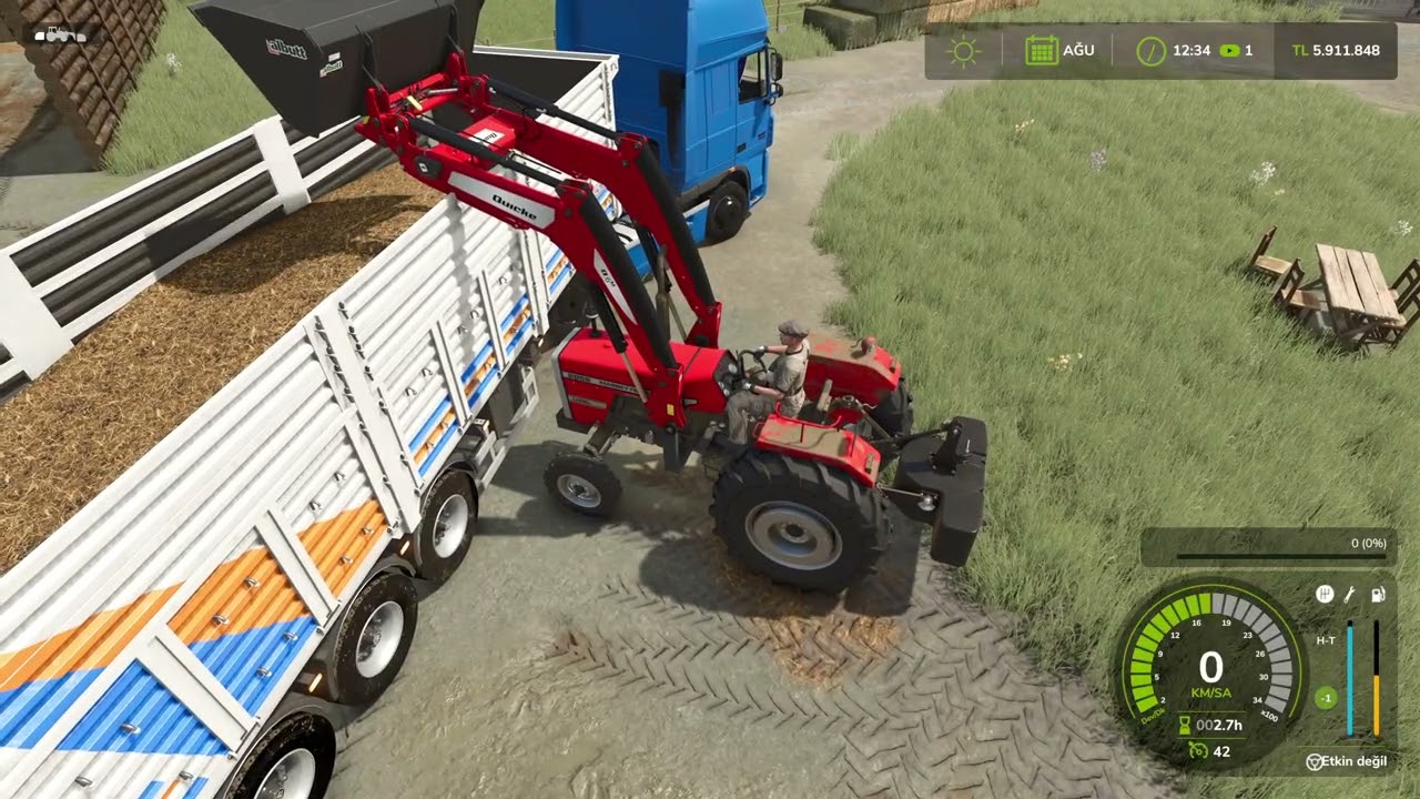 FS25 GÜBRE CEKİYORUZ ZORLU DAĞ YOLU