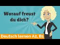 Deutsch lernen A2, B1 | Verben mit festen Präpositionen | Fragewörter Pronominaladverbien |Teil 2