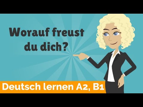 Deutsch lernen - Präpositionaladverbien / Pronominaladverbien