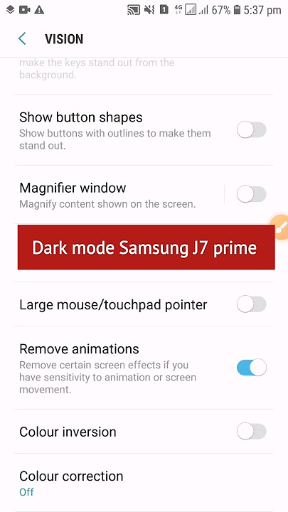 How to Turn on Dark Mode Samsung J7 Prime | #darkmode #samsungj7prime