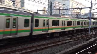 JR線 横浜駅 E231系+E233系 発着