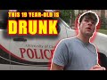 Bodycam Footage - 19 Year-Old University Student Arrested for Being Drunk with Fake ID