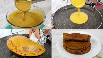 Puran Poli Recipe | Puran Poli With Liquid Dough| Puran Poli With Wheat Flour| Puran Poli | Tel Poli