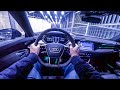 2021 AUDI RS e-tron GT (646HP) NIGHT POV DRIVE Onboard