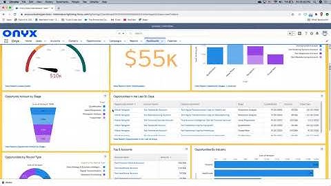 Salesforce Demo - Sales Dashboard Example