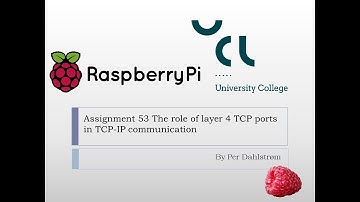 Ass53 Part6 The role of layer 4 TCP ports in TCP IP communication 1