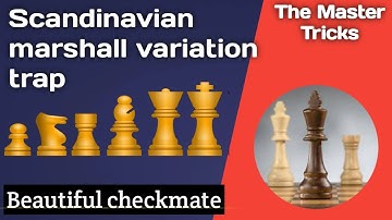scandinavian defense marshall variation । scandinavian marshall variation । marshall variation