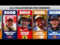 All italian grand prix winners 19502023