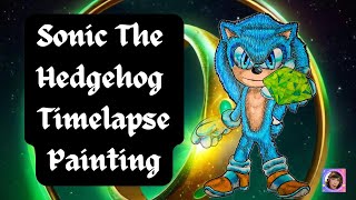 Sonic The Hedgehog Timelapse Painting