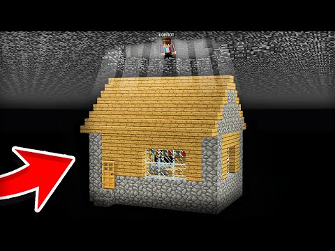 ПОЧЕМУ ЭТОТ ЖИТЕЛЬ ЖИВЁТ ПОД БЕДРОКОМ В МАЙНКРАФТ | Компот Minecraft