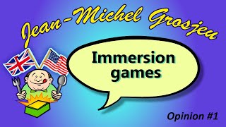 Immersion games
Here, we play games to live stories !
In this video, I tke a little time to tell you what kind of games I love, what kind of games you will find on my channel : immersion games ! Immersion games