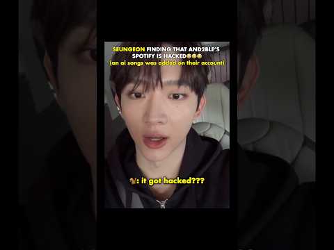 AND2BLE’S SPOTIFY GOT HACKED😭?!?! #ricky#and2ble#앤더블#a2b#yooseungeon#zb1#kpop#kpoplive#kpopshorts