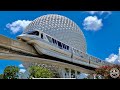 EPCOT Monorail 2021 Complete Ride Experience in 4K | Walt Disney World Transportation Florida 2021