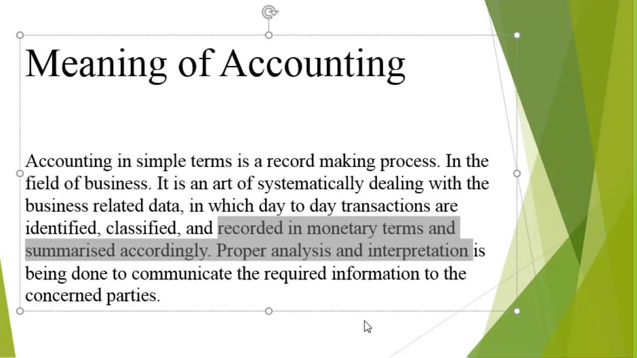 meaning of accounting education