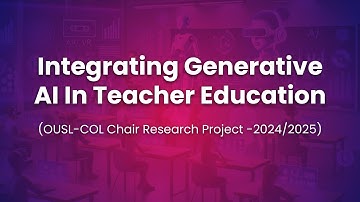 Integrating Generative AI in Teacher Education