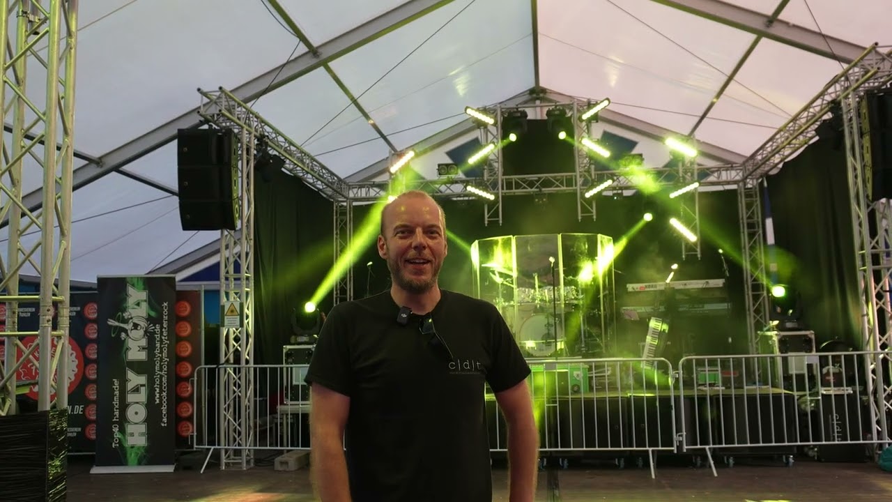 Kirmes Fuhlen 2025 (Zeltfest) - Veranstaltungstechnik Vlog #07