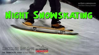 Snowskating at night (full run) by Danny Strasser 1,200 views 2 years ago 7 minutes, 49 seconds