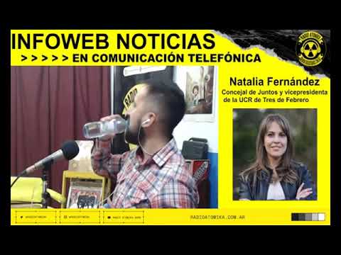 Natalia Fernández 24/08/22 - Entrevista de Adrián Cordara en infowebnoticias RADIO