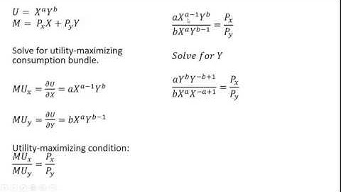 General Solution: Cobb-Douglas Utility Maximization