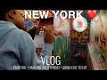 NEW YORK VLOG| paint n pour, out to eat with friends, nyc activities